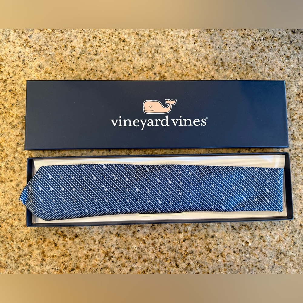Vineyard Vines Navy Blue Men's Tie